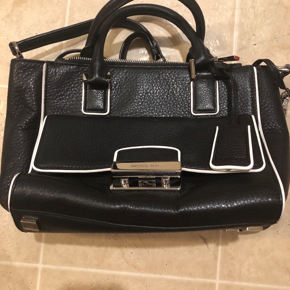 Black and white like new Michael Kors purse